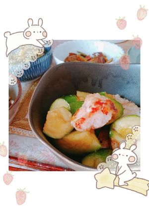 鶏むねときゅうりのわさび醤油和え-レシピのメイン写真