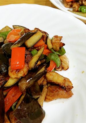 豚バラ茄子のガーリックバター炒め-レシピのメイン写真