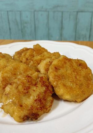 鱈の照り焼き豆腐おやき 幼児食 おつまみ-レシピのメイン写真
