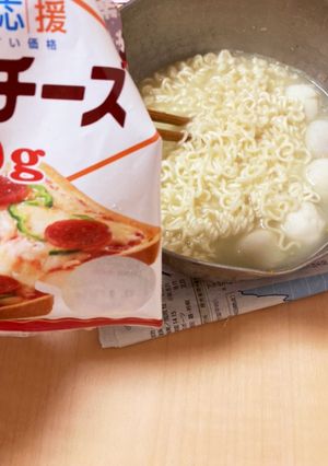【夜食】限界チーズ里芋塩ラーメン-レシピのメイン写真