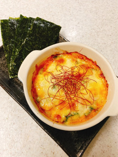 おくらキムチのチーズ焼き♪海苔巻き巻き-レシピのメイン写真