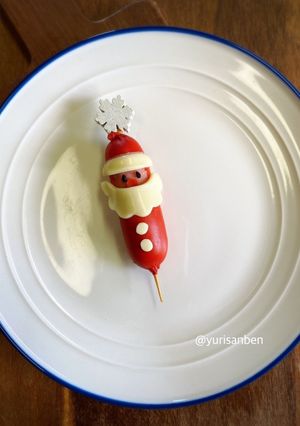 可愛いおかず#サンタさん　クリスマス弁当-レシピのメイン写真