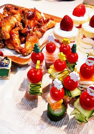 手羽元でローストチキン風(クリスマス)-レシピのメイン写真