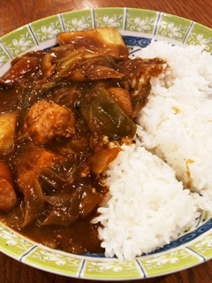 キムチ鍋のリメイクカレーライス-レシピのメイン写真