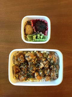 中学生野球弁当08|焼き鳥丼-レシピのメイン写真