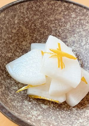 ゆず香る大根の甘酢漬け-レシピのメイン写真