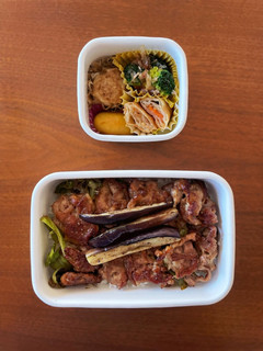 中学生野球弁当10|豚団子の照り焼き丼-レシピのメイン写真
