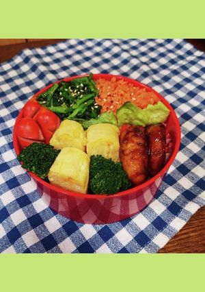 二色弁当-レシピのメイン写真