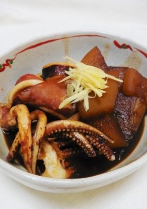 するめいかと冬瓜の味噌煮-レシピのメイン写真