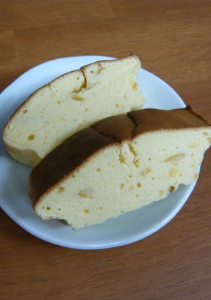 ゆずのヨーグルトスフレケーキ-レシピのメイン写真
