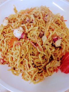 素朴な焼きそばたこ焼味-レシピのメイン写真