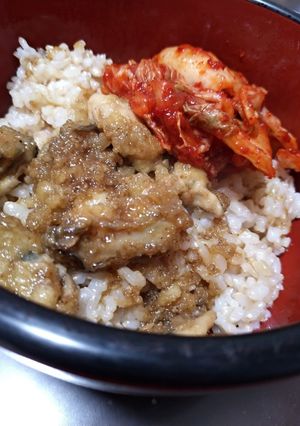 簡単☆牡蠣とキムチの丼-レシピのメイン写真