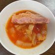 ごちそうベーコンのミネストローネ