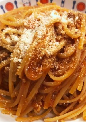 簡単○ミートソーススパゲティ-レシピのメイン写真