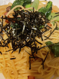 原形ベーコンブロックの和風パスタ-レシピのメイン写真