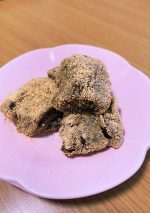 黒豆の煮汁を使ってわらび餅-レシピのメイン写真