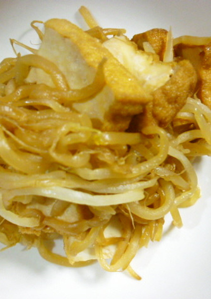 もやしと厚揚げの煮物-レシピのメイン写真
