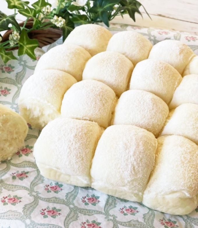 型が無くてもスクエア型のちぎりパン♪ by ありんこ食堂