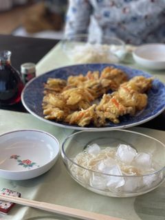 簡単#椎茸のかき揚げそうめん-レシピのメイン写真