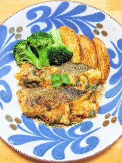 簡単ウマシ◎タラのムニエルをカレー風味で-レシピのメイン写真