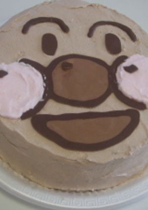 アンパンマンの顔ケーキ-レシピのメイン写真