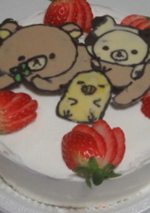 リラックマのケーキ-レシピのメイン写真