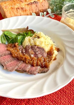和風オニオンソースのローストビーフ-レシピのメイン写真