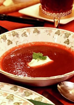 クリスマスを華やかに✨ビーツのスープ-レシピのメイン写真