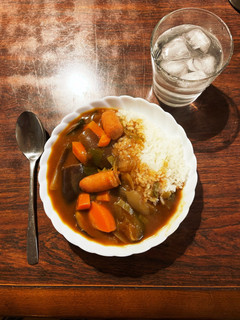 鶏ガラ出汁の煮込み和風野菜スープカレー-レシピのメイン写真