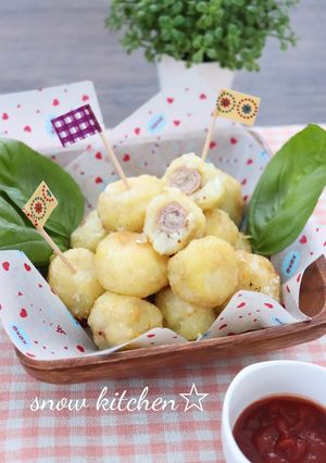 ウインナー入り♪ころころハッシュドポテト-レシピのメイン写真