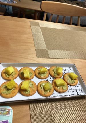 超簡単！ピスタチオクリームカナッペ-レシピのメイン写真