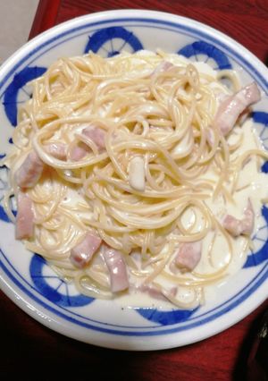 クリームパスタ-レシピのメイン写真