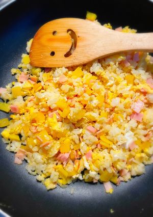 子供も大好き！たくあんのパラパラ炒飯-レシピのメイン写真