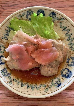 レンジでジンジャーチキン-レシピのメイン写真