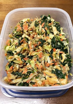 青菜のじゃこ炒め-レシピのメイン写真