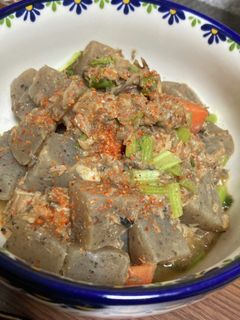 鯖缶のモツ煮風煮込み-レシピのメイン写真