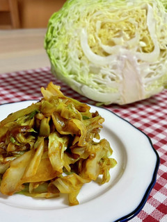 材料2つ!キャベツのカレー炒め-レシピのメイン写真