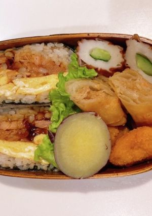 蒲焼きおにぎらず弁当-レシピのメイン写真