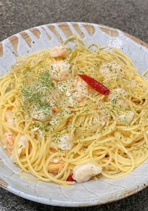 海老のペペロンチーノ-レシピのメイン写真