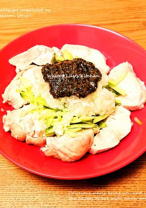 黒ごまバンバンジー⭐大人味でお酒ススム❕-レシピのメイン写真