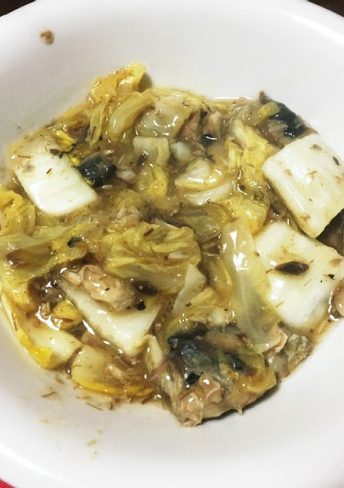 鯖缶で白菜のとろっと煮-レシピのメイン写真