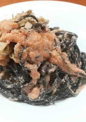 イカ墨パスタ-レシピのメイン写真