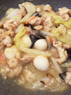 鶏白湯で八宝菜-レシピのメイン写真