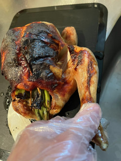 【肉汁注意】鳥の丸焼き-レシピのメイン写真