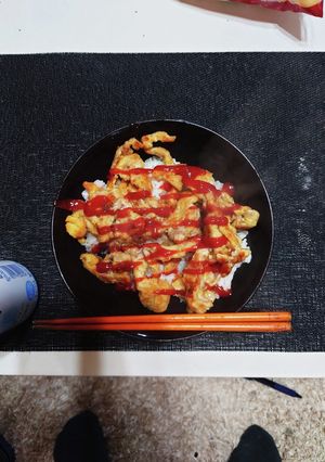 【時短】スーパードラッグひまわりピカタ丼-レシピのメイン写真