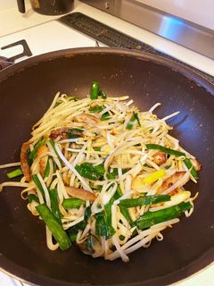 チャーシューともやしの炒め物-レシピのメイン写真