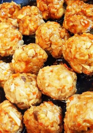 揚げない野菜たっぷりやわらか黒酢風肉団子-レシピのメイン写真