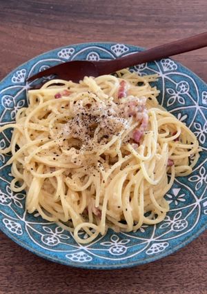 カルボナーラ-レシピのメイン写真