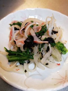 春菊と大根のお浸しサラダ-レシピのメイン写真
