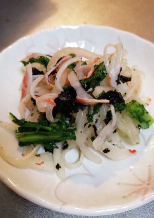 春菊と大根のお浸しサラダ-レシピのメイン写真
